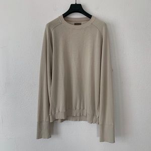 SUPERFINE ribbed cuff, hem & crewneck sweatshirt